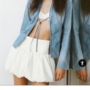 BNWT Zara Balloon Mini Skirt